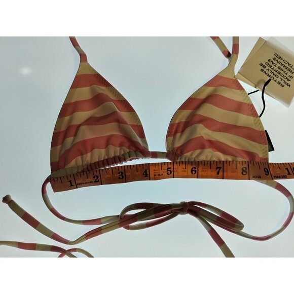 SAME LOS ANGELES Bikini Set Top Triangle and Bottom High rise Sz Small - Picture 8 of 8